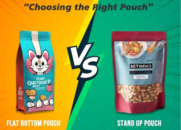 flat bottom pouch vs stand up pouch