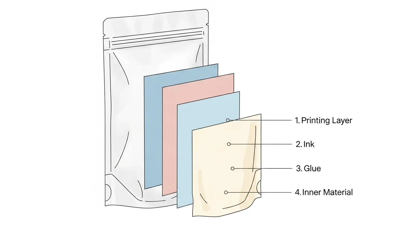 Custom Snack Packaging Bag Structure
