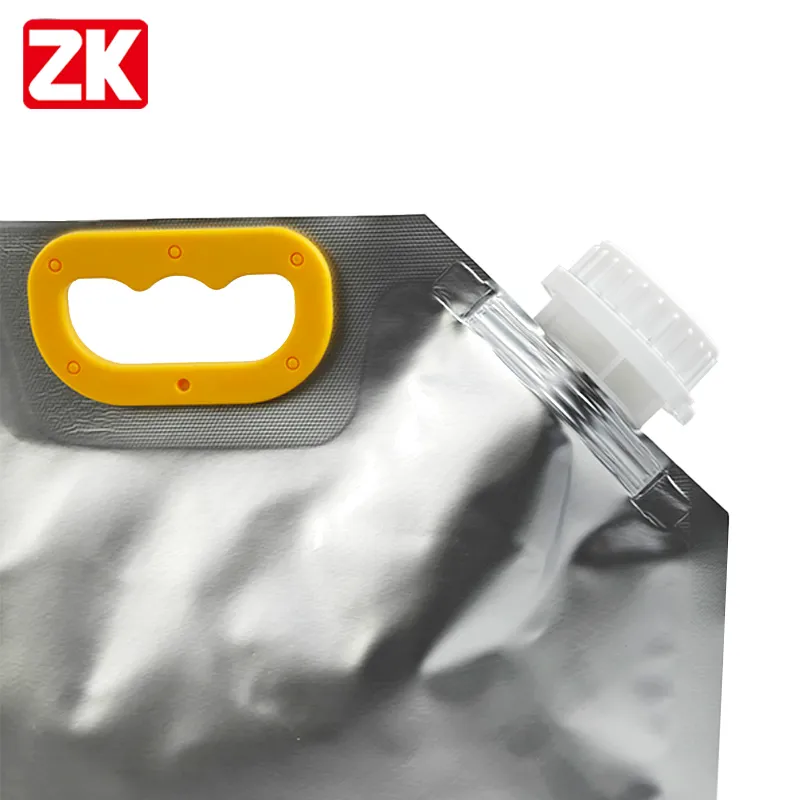 Custom Spout Pouches with Handle Grip (2)