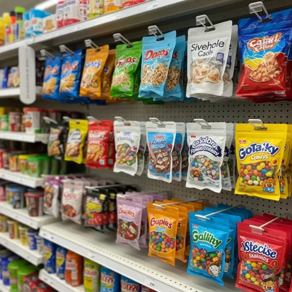 hang hole packaging bags are hung