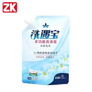 Custom Laundry Detergent Spout Pouch
