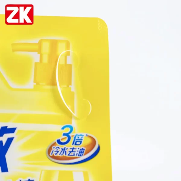 Custom Refill Spout Pouch for Liquid Detergent (2)