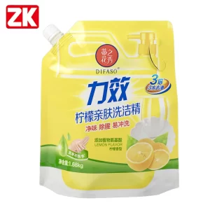 Custom Refill Spout Pouch for Liquid Detergent