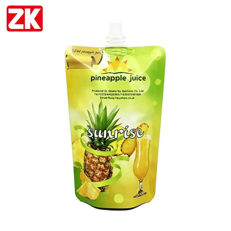 Customized Spout Pouch For Juice