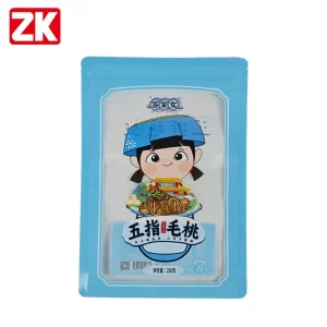 напечатанный на заказ плоский пакет для еды