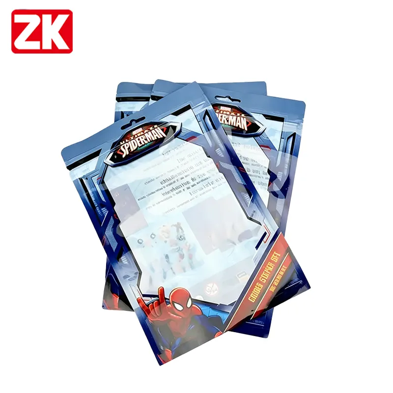 custom toy packaging pouch bag