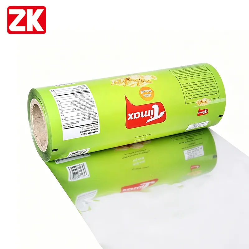 Custom Rollstock Film Manufacturer for Food Packaging Zhongjia Packaging