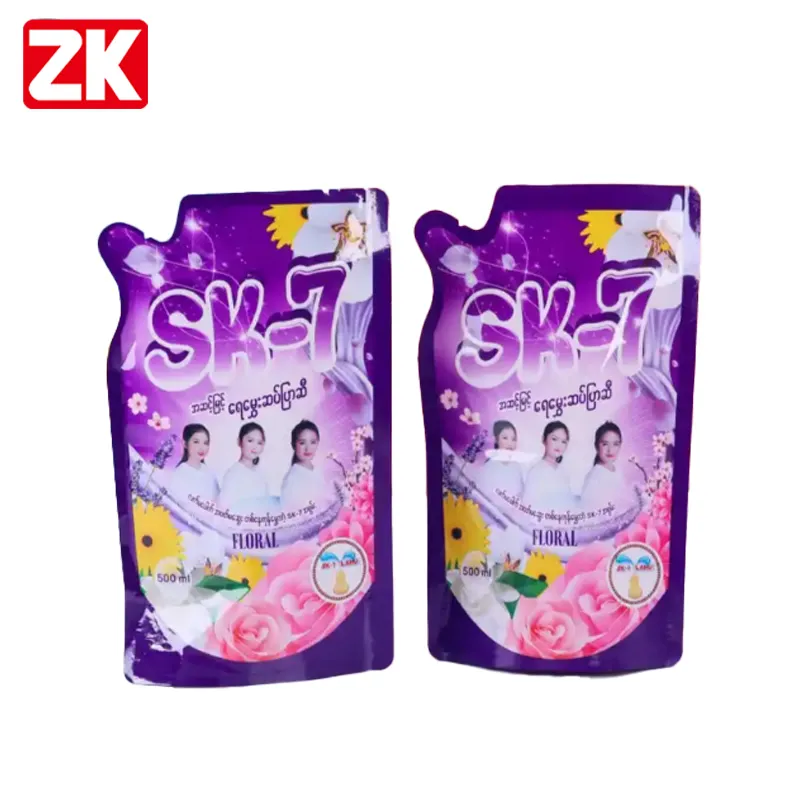 Liquid Hand Soap Refill Shaped Pouch Manufacturer Zhongjia Packaging