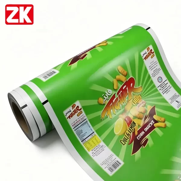Wholesale Film Roll Factory, Custom Corn Snack Packaging Zhongjia Packaging