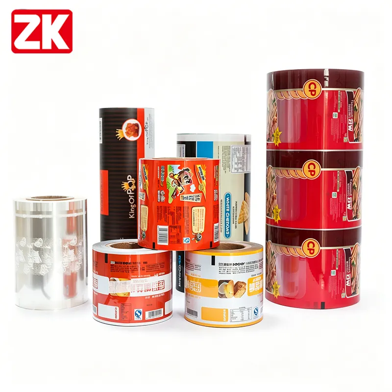 Custom Film Rolls Manufacturer, Wholesale Food Packaging Roll Film Zhongjia Packaging