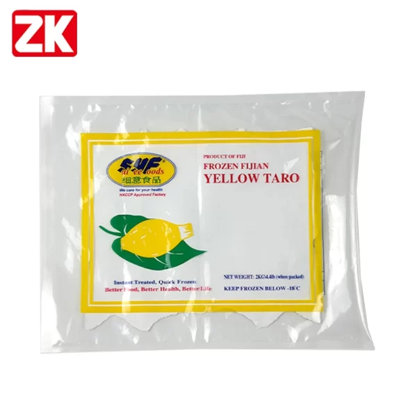 Custom Clear Frozen Food Vacuum Pouch-3 Side Seal Pouch Wholesale-1