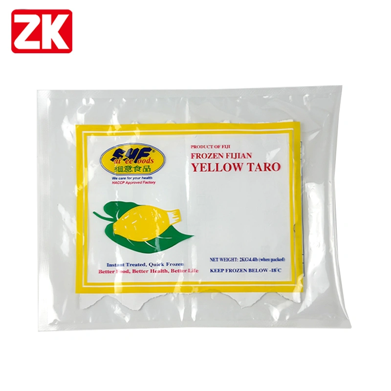 Custom Clear Frozen Food Vacuum Pouch-3 Side Seal Pouch Wholesale-1
