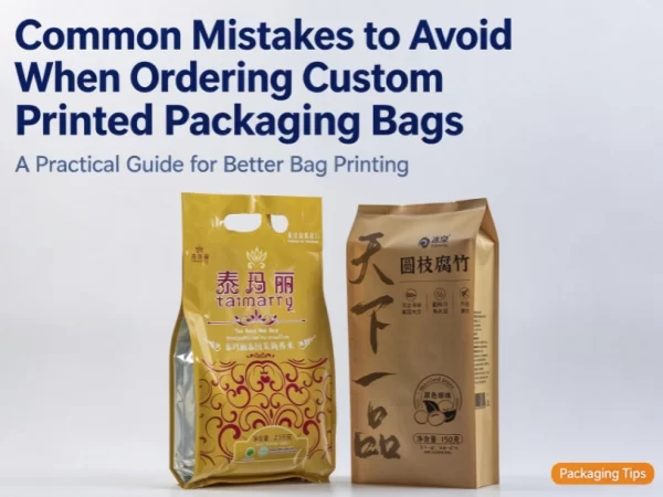 Common Mistakes When Ordering Custom Printed Packaging Bags